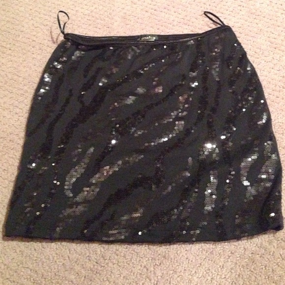 Black miniskirt