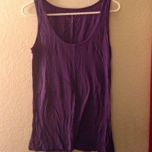 Dark purple tank top