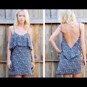 Blu Moon Summer Lovin' Purple Floral Dress SIZE 1