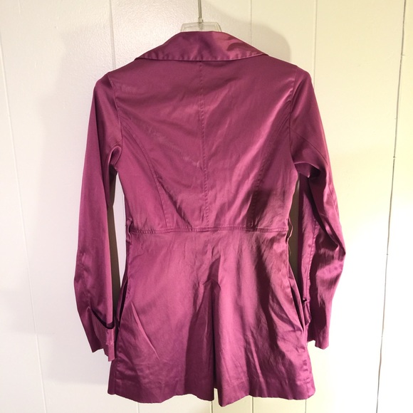 Pretty Stretchy shiny long Jacket M - Picture 2 of 3