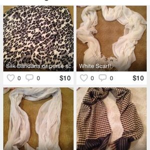 Tons of scarves