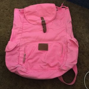 Victoria's Secret pink neon pink backpack