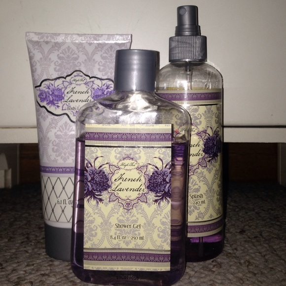 French Lavender perfume, lotion, and body spray.