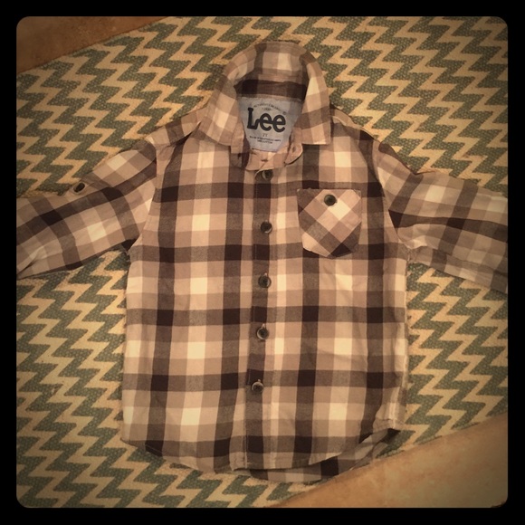 PLAID TODDLER SHIRT