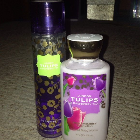 London Tulips & Raspberry Spray