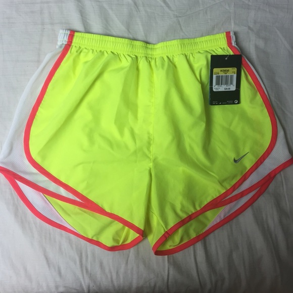 Nike Shorts Nike Drifit Neon Yellow Running Shorts Nwt Poshmark