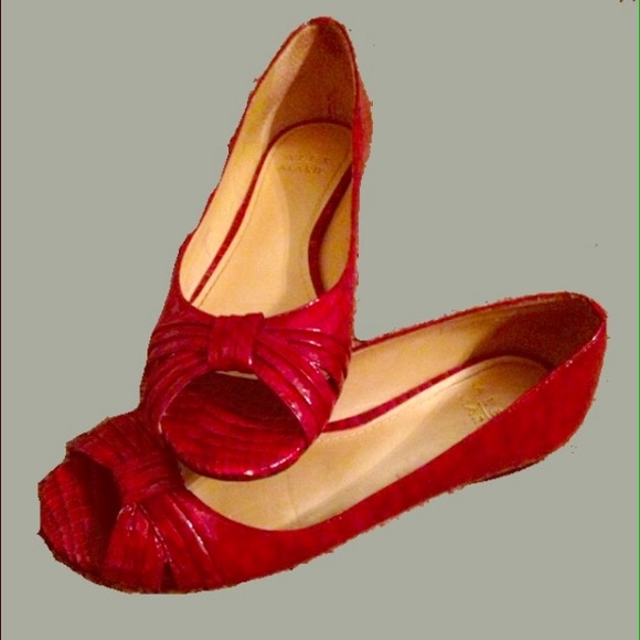 Alex Marie peep toe flats