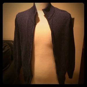 Dockers zip-up jacket. Blue. Never worn. NWOT