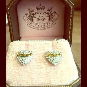 BRAND NEW Juicy Couture Heart Studs