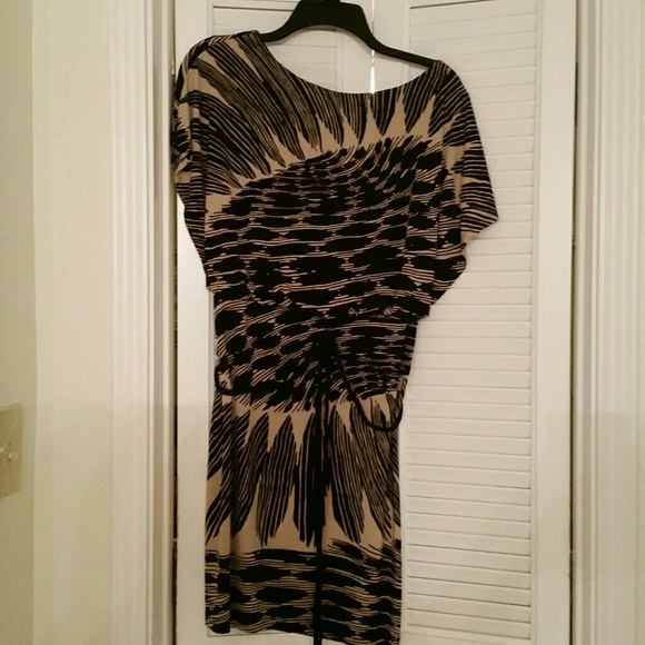 Ladies black & tan dress