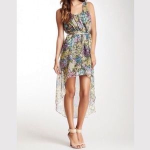 Pastel hi-lo floral Love Stitch dress NWT