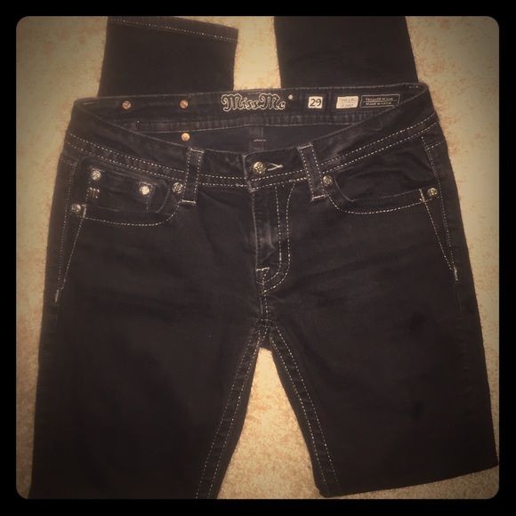Miss Me skinny black jeans