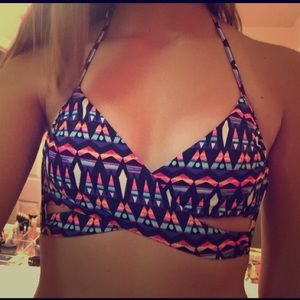 PINK Body Wrap Swimsuit Top