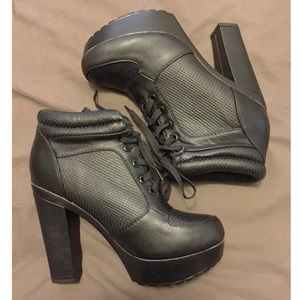 Black High Heel Boots
