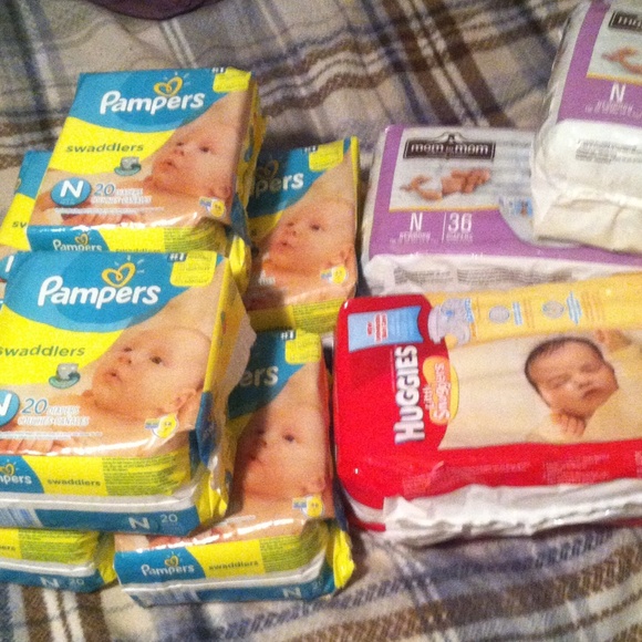 Newborn size diapers!