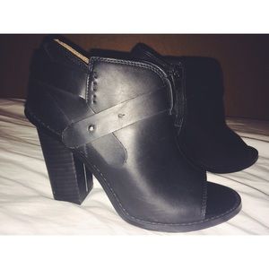 Crown Vintage Peep Toe Booties