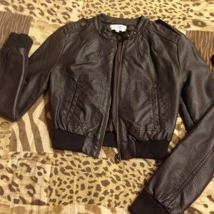 Leather jacket