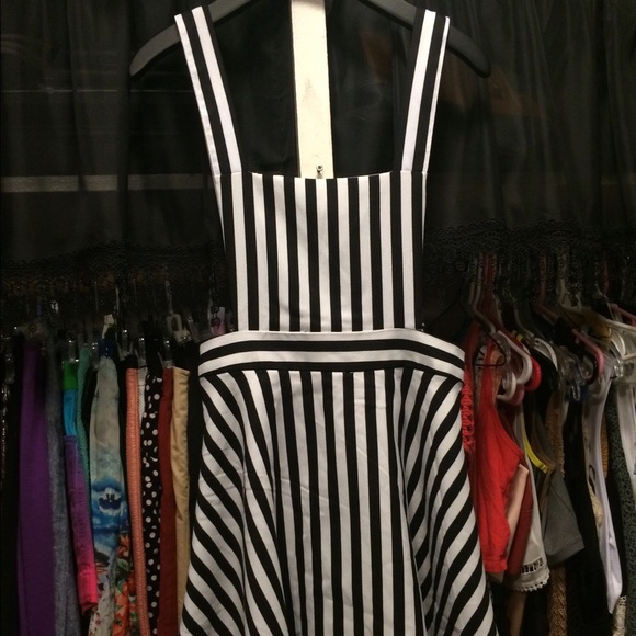 Striped jumper dress - Picture 1 of 4