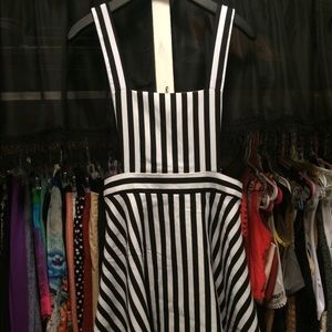 Striped jumper dress