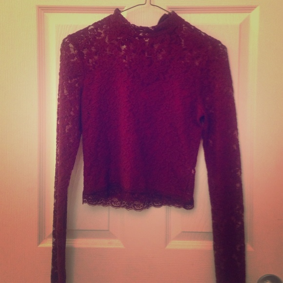 Long sleeve lace top - Picture 1 of 2