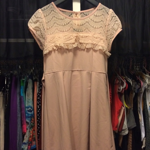Blush tea/day dress - Picture 1 of 3