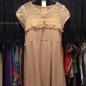 Blush tea/day dress
