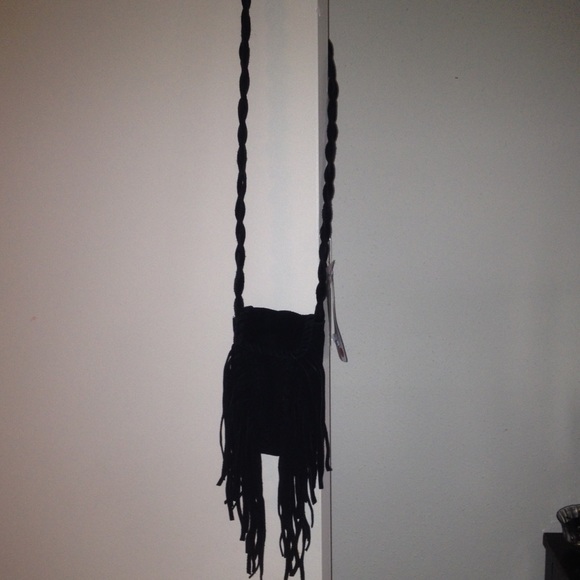 Zara Fringe Suede Cell phone Crossbody - Picture 3 of 3