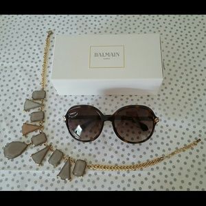 BALMAIN Oversized Round Sunglasses