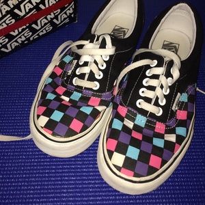 Authentic style Checkered vans