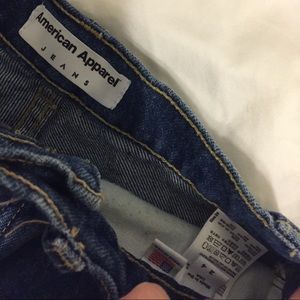 American Apparel high-waisted shorts