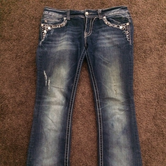 Adorable Miss Me Embellished Bootcut Jeans