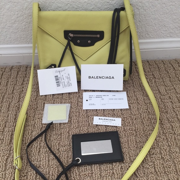 New balenciaga papier envelope crossbody bag - Picture 2 of 4