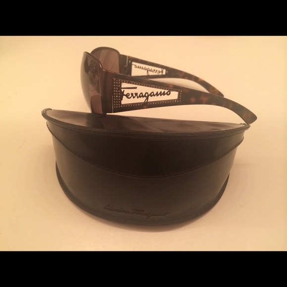 Ferragamo Brown Sunglasses