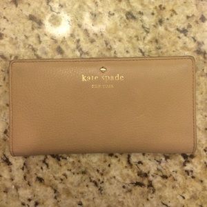 Light tan Kate spade wallet