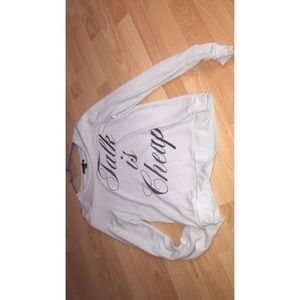 Forever 21 "Talk is Cheap" Sweater