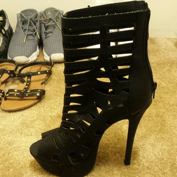 Black heels