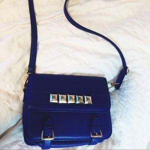 Cross body royal blue bag