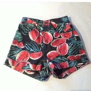 American Apparel Watermelon Shorts