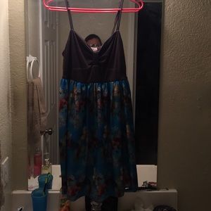 Floral spaghetti strap dress