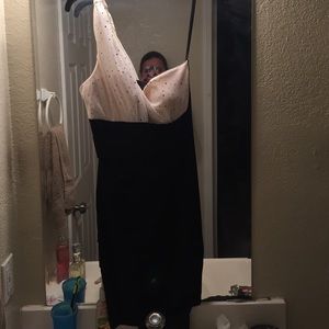 One shoulder homecoming dress