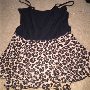 Cheetah print tank!