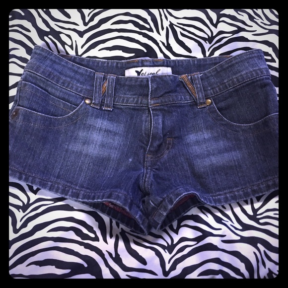 Wet seal size 3 mini Jean shorts