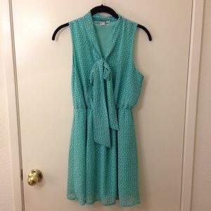 Forever 21 Seafoam Green Lights Dress w/ Tie