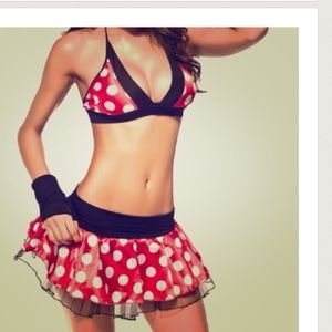 Sexy Minnie Mouse Halloween costume 4 pieces  edm
