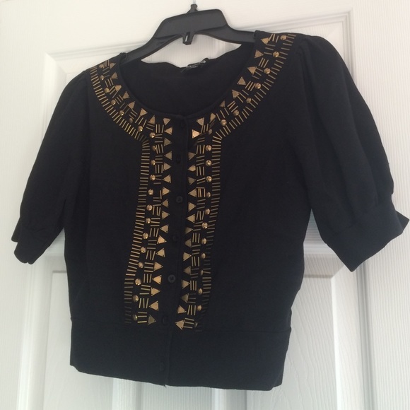 Bebe cropped cardigan