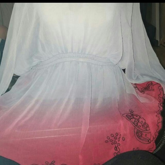 See thru dressy shirt