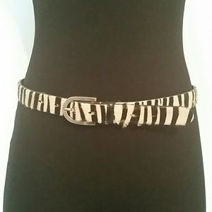 Casual Corner Accessories - โณ Casual Corner Zebra Leather Belt โณ Casual Corner Accessories - โณ Casual Corner Zebra Leather Belt โณ