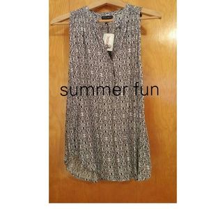 Beautiful print sleeveless top
