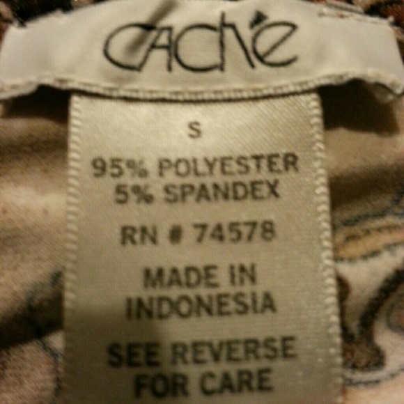 Cache Animal Print Top Small - Picture 4 of 4