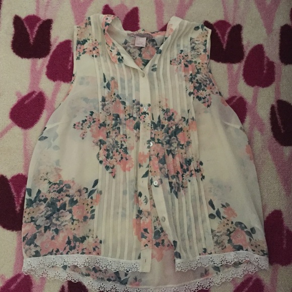Chiffon floral top